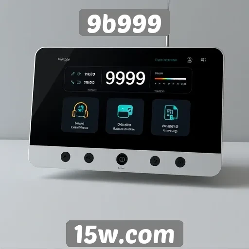 Interface do usuário do 9b999 é intuitiva e moderna